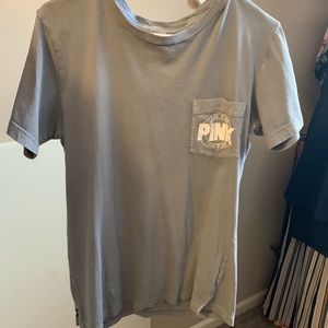 Comfy, Baggy, Grey Pink Tshirt